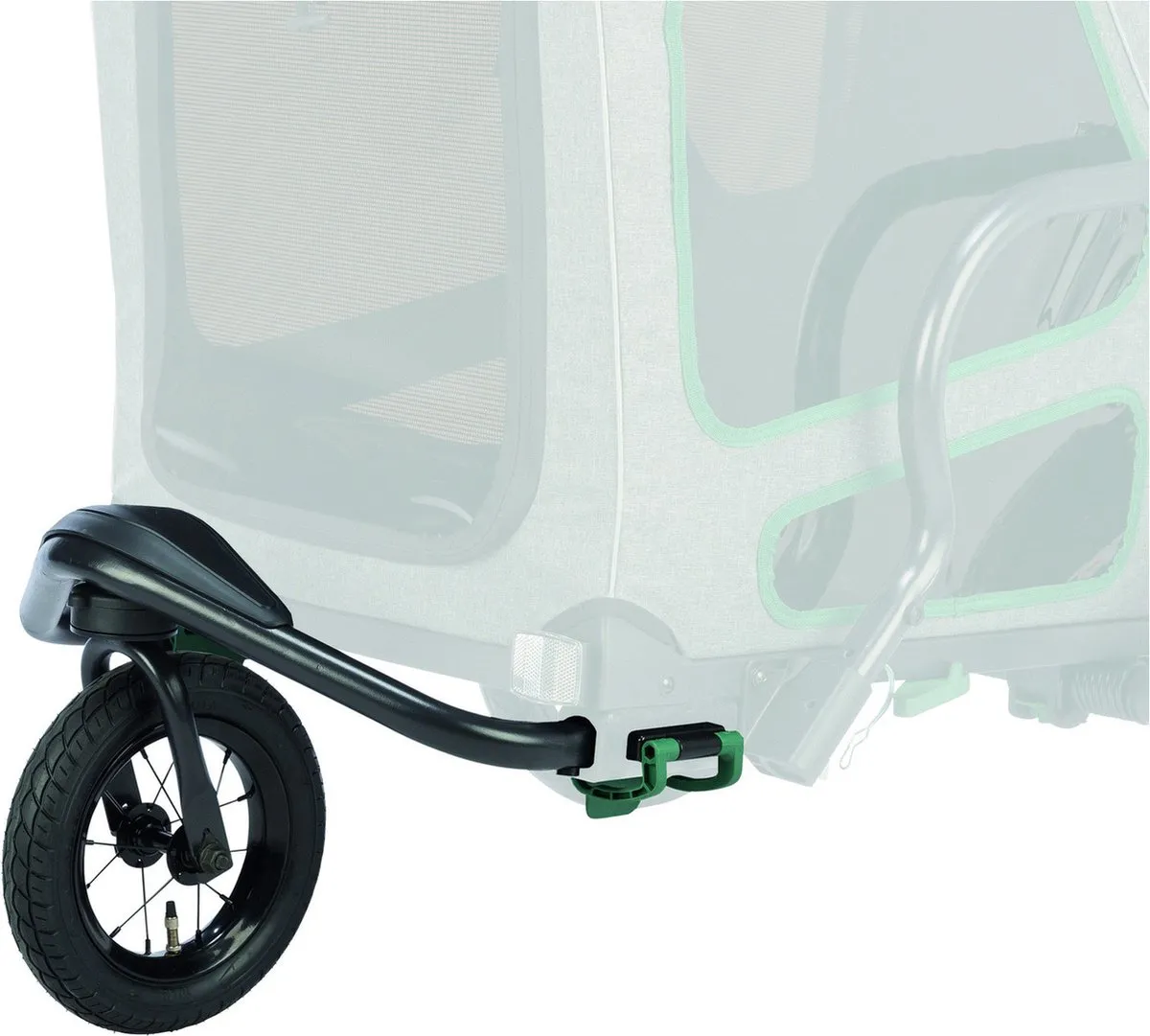 Trixie Jogger-Ombouw Fietskar Small - Grijs