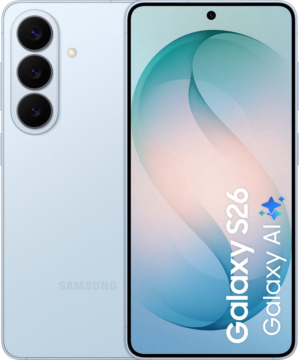 Samsung Galaxy S26 - 512GB - Sky Blue + 1 jaar extra garantie