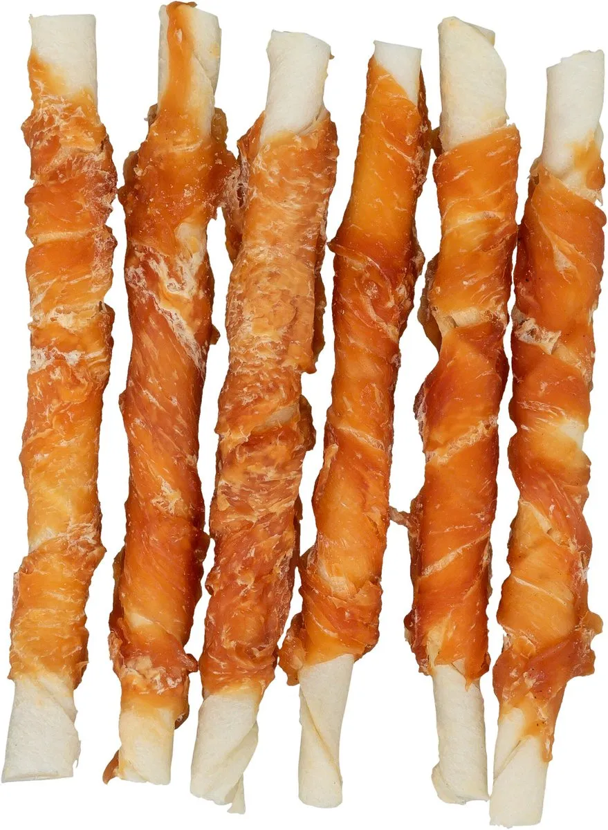 Trixie Denta Fun Kippenkauwrol 70g - 6 Stuks