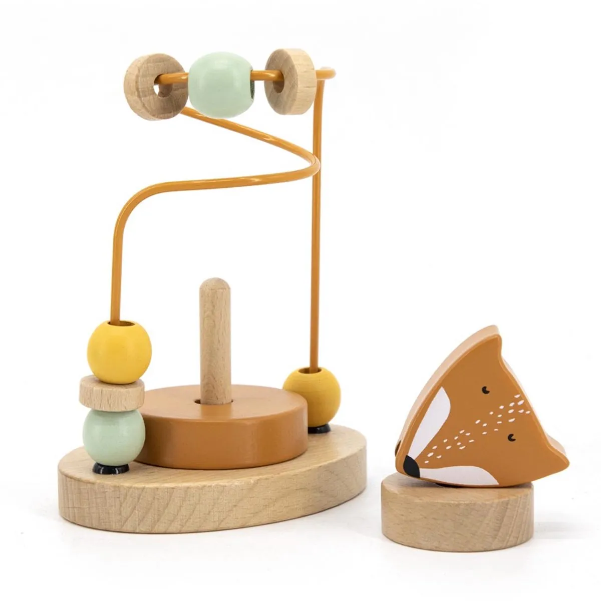 Trixie Houten Kralenframe Mr. Fox - Educatief Speelgoed