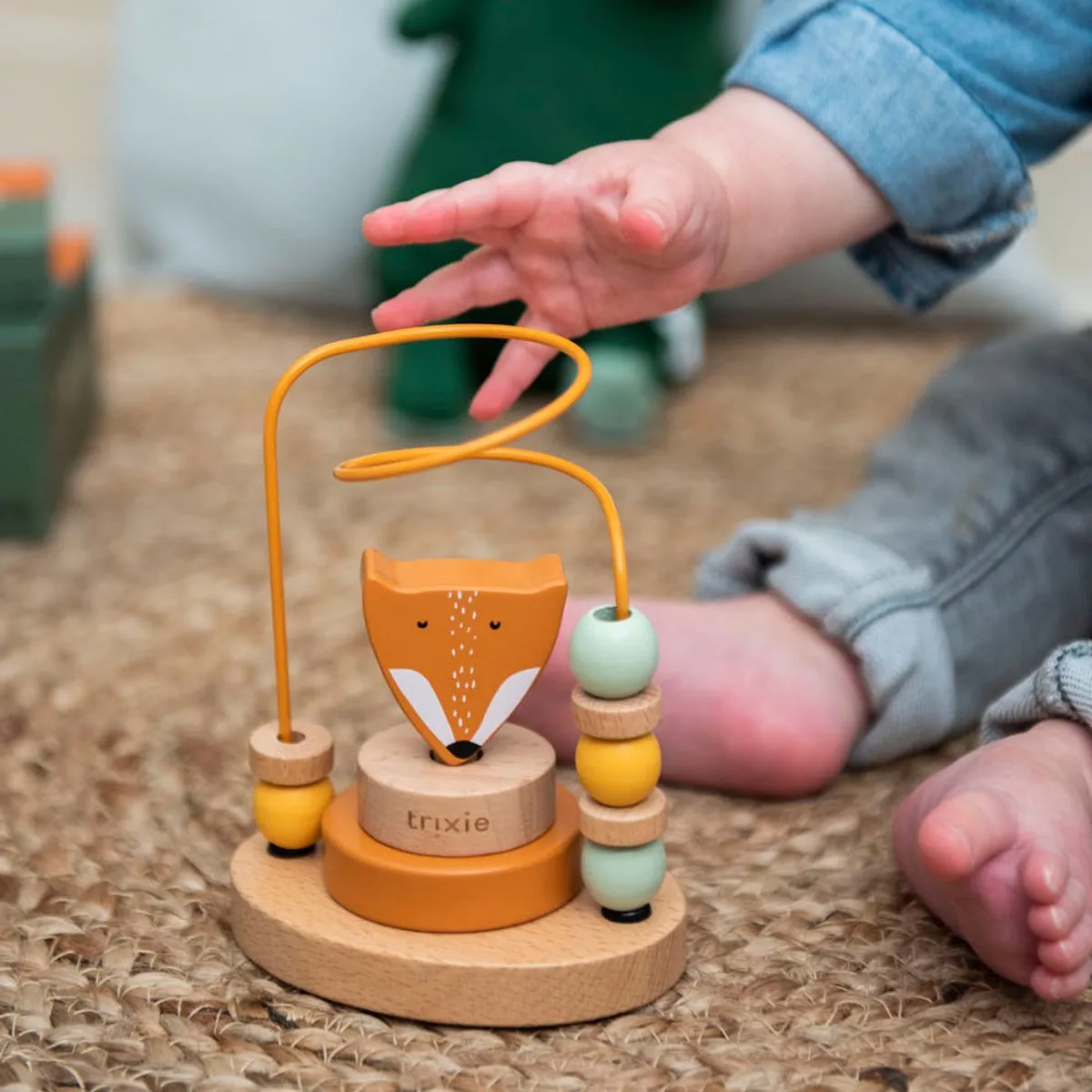 Trixie Houten Kralenframe Mr. Fox - Educatief Speelgoed