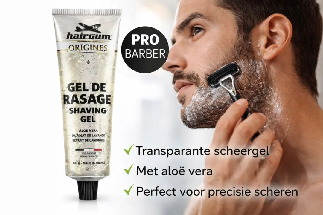 Hairgum Origines Scheergel 100ml - afbeelding 3 van 3