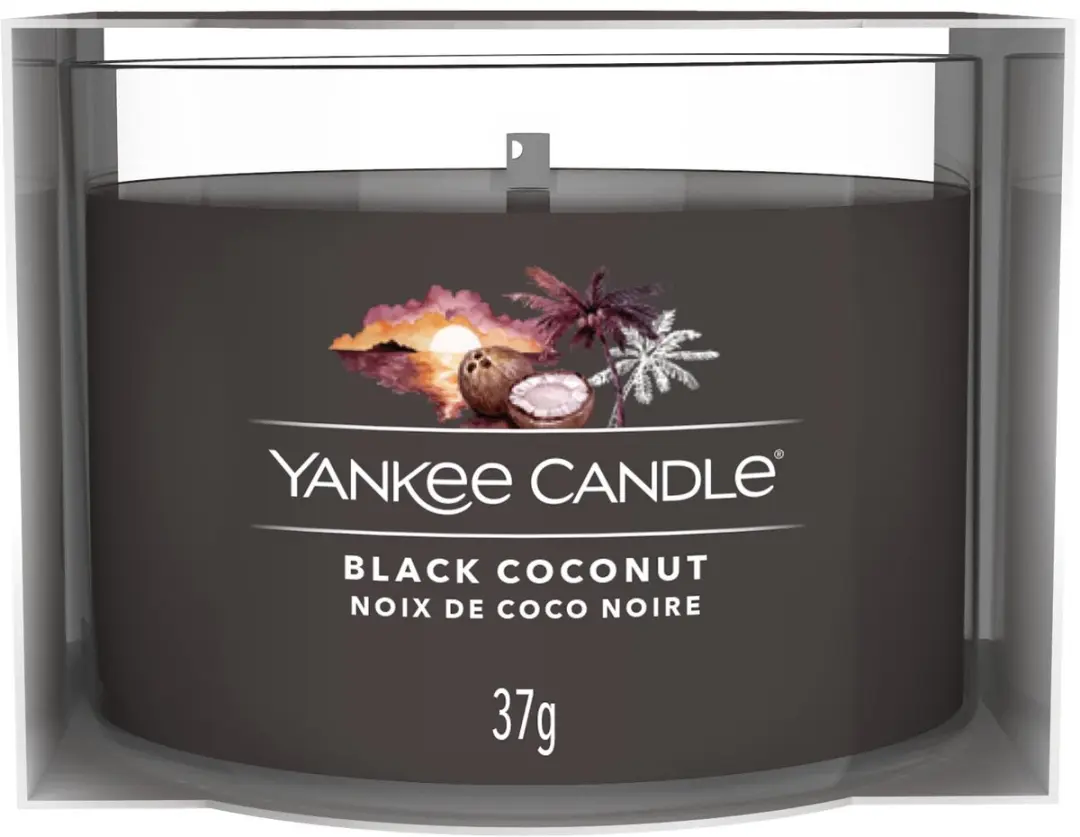 Yankee Candle Black Coconut Votivní Svíčka Ve Skle 37 G