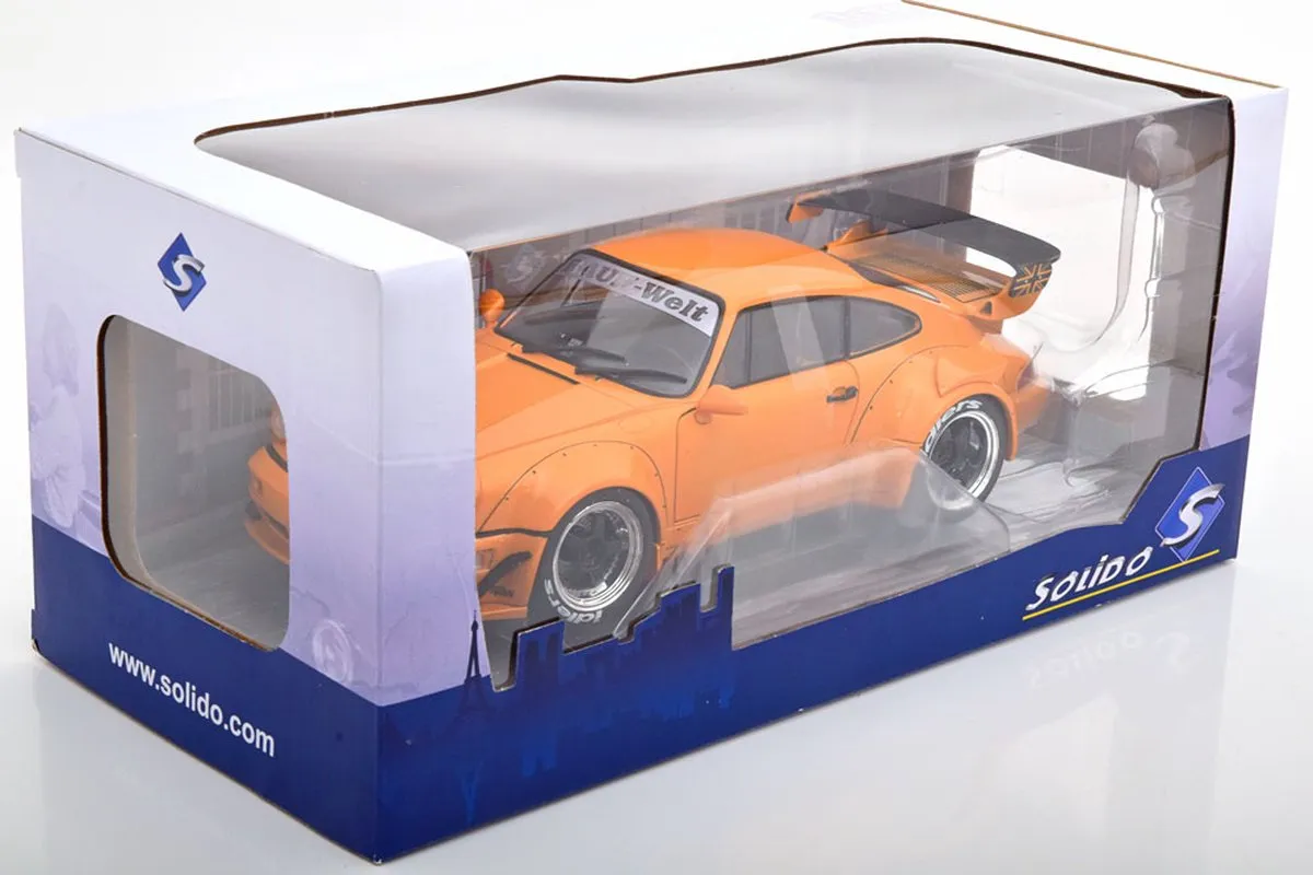 Porsche 911 (964) RWB Hibiki 2016 - 1:18 - Oranje Metallic