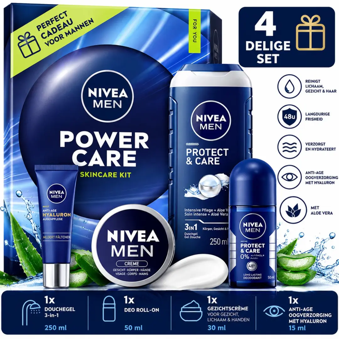 NIVEA MEN Power Care Geschenkset Heren
