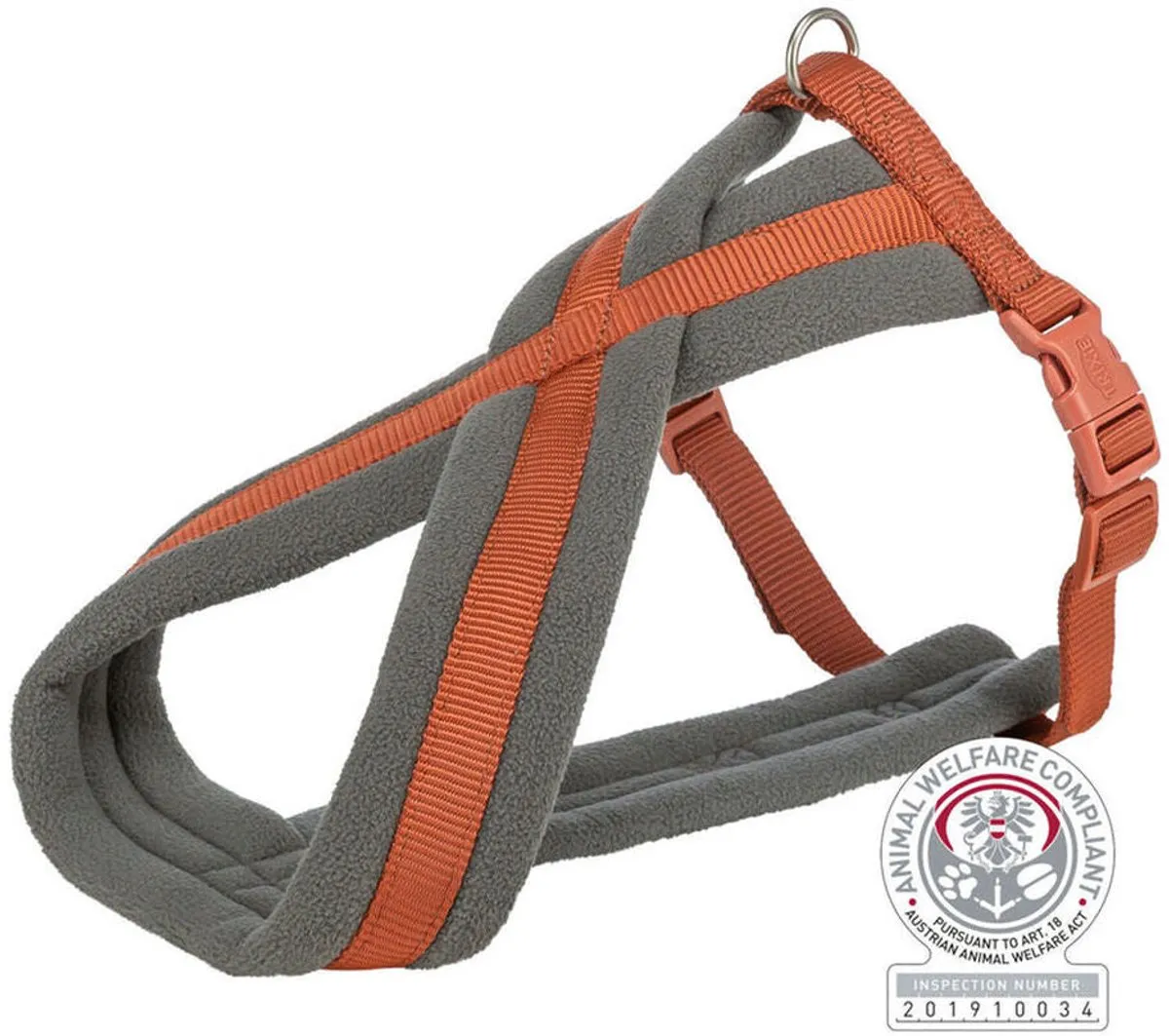 Trixie Confort Premium Hondentuigje - Oranje - Maat S