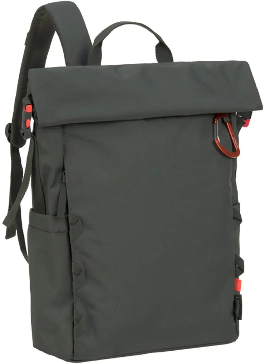 Lässig Luiertas Rugzak Outdoor Rolltop Green Label Dark Olive