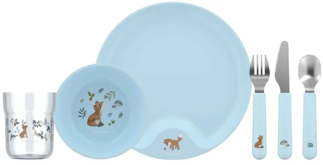 Mepal Mio Kinderservies set Little Dutch - 6-delig - Kraamcadeau - Kinderservies - Fairy Garden - afbeelding 2 van 2