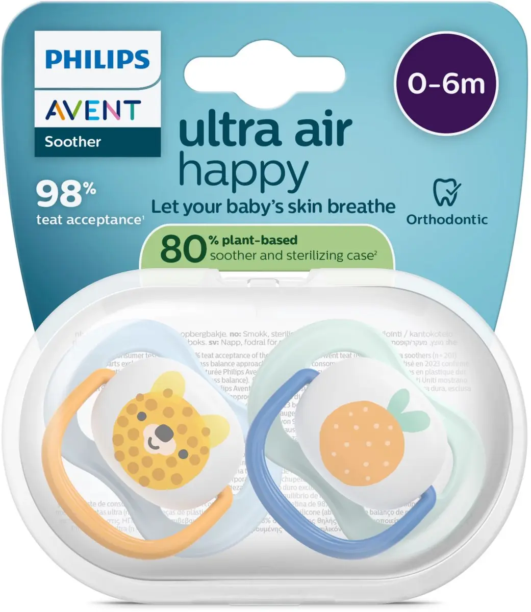Philips Avent Fopspeen Air Collectie Meisje - 2 Stuks - afbeelding 5 van 6