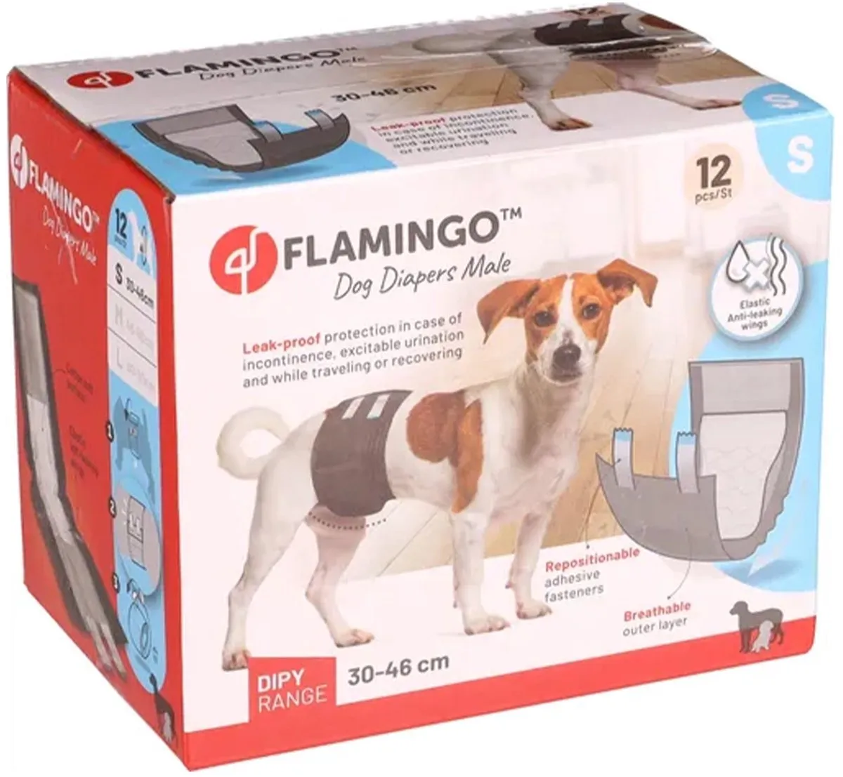 Flamingo Wegwerp Plasband Dipy Reu - Zwart L