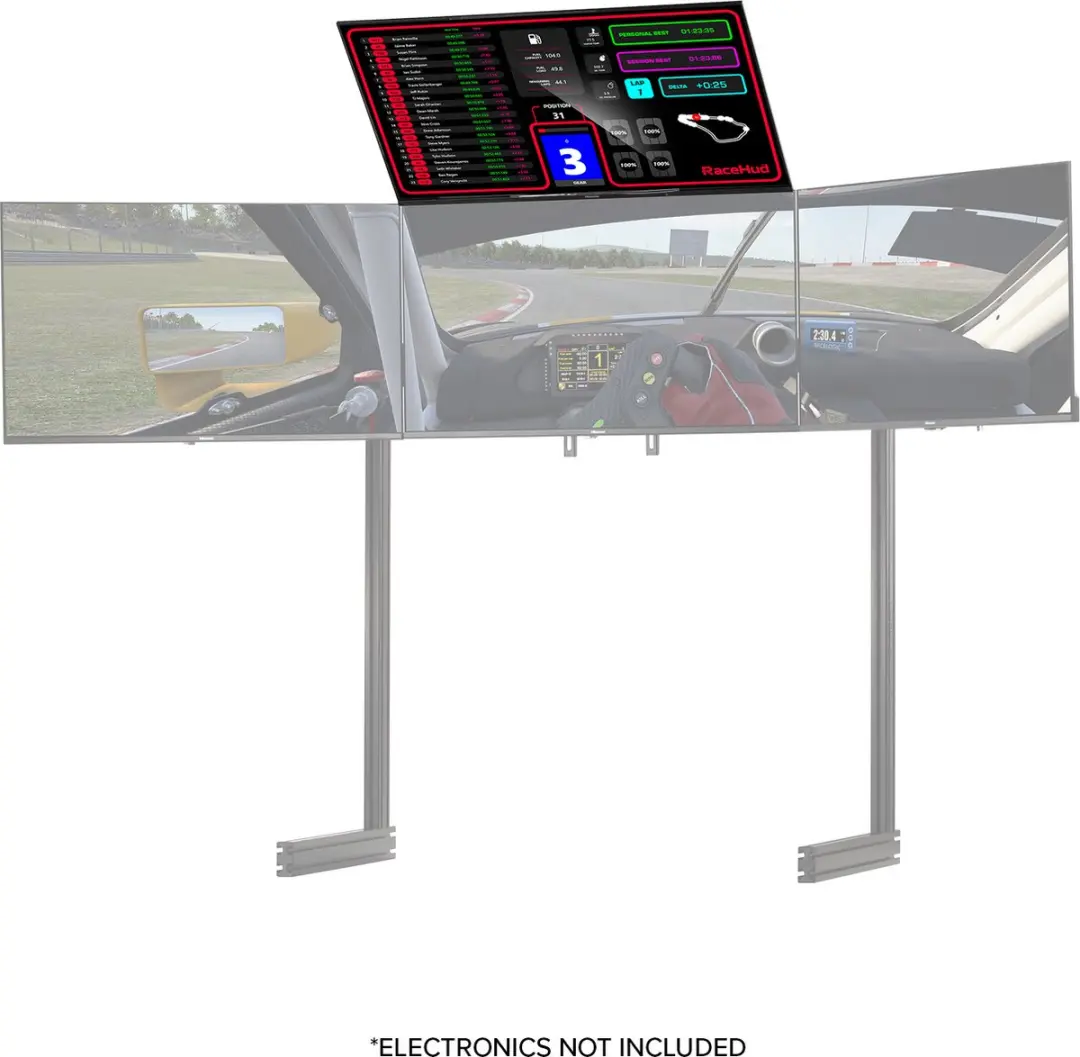 Next Level Racing Elite NLR-E038 Quad Monitorstand - Zwart - afbeelding 2 van 3