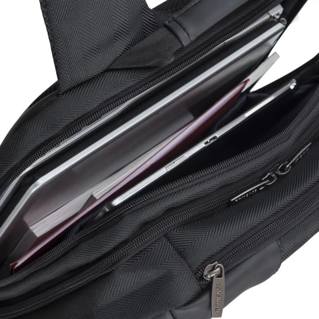 Rivacase 8165 Rugzak 16L - 15.6 inch Laptoptas - Zwart - afbeelding 3 van 6