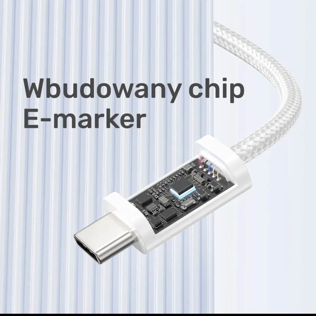 Unitek USB-C Kabel C14141APK01-1M 100W - 1m Roze - afbeelding 5 van 6