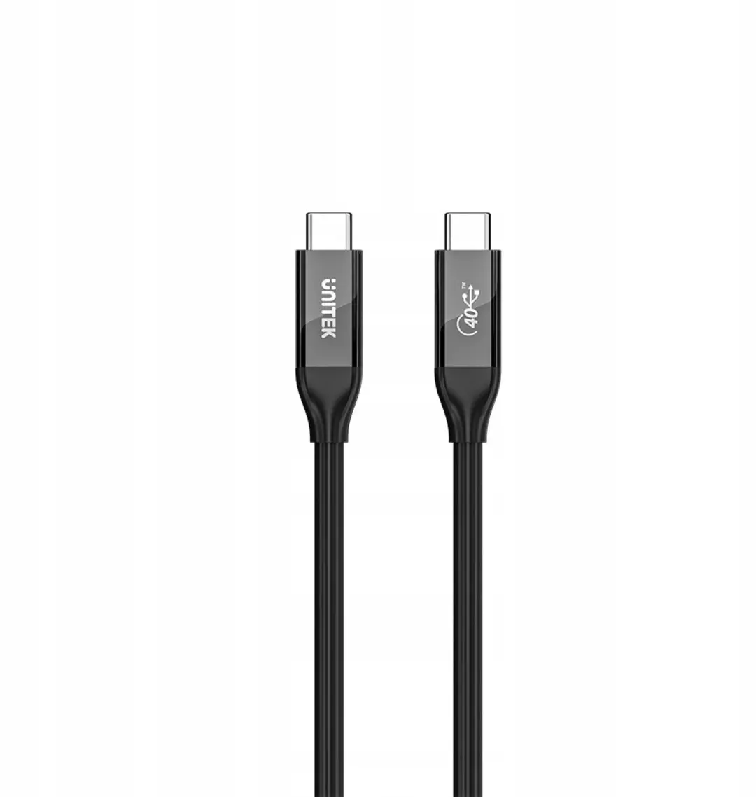 Unitek USB-C 4.0 C14100ABK01-2M Kabel - 100W 40Gbps 2m - Zwart - afbeelding 6 van 6