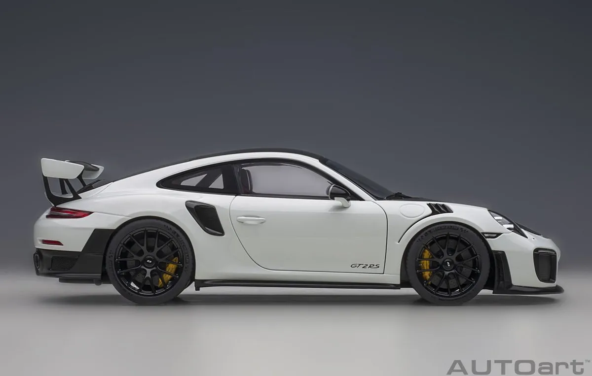 Porsche 911 (991.2) GT2 RS Weissach Package AUTOart 1/18 - Wit