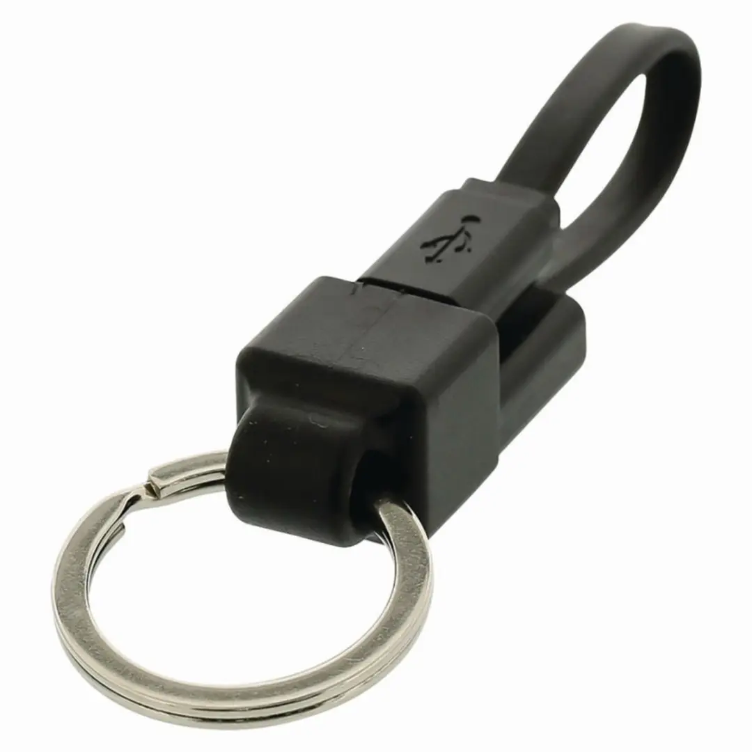 Nedis Platte USB 2.0 Kabel A-MicroB 1m - Zwart - afbeelding 6 van 6