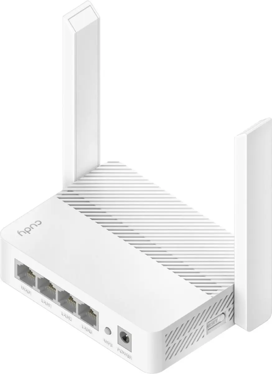 Cudy WR300 Draadloze Router - 4x Ethernet - 2.4 GHz - afbeelding 3 van 6