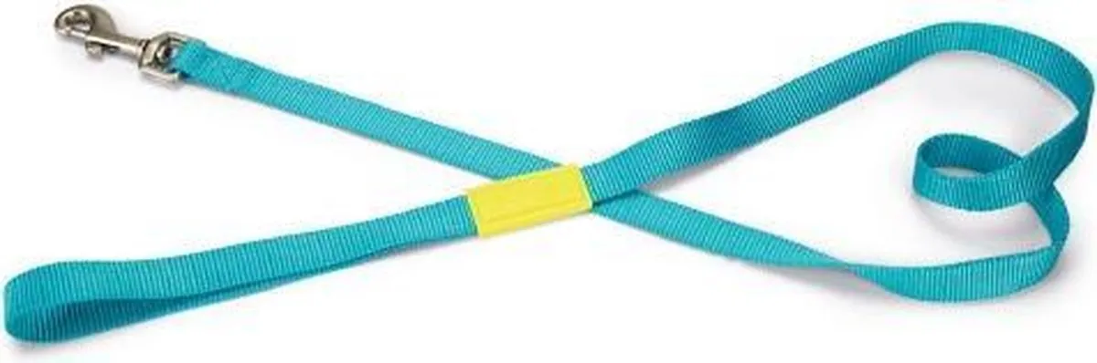 Beeztees Nylon Looplijn Uni Lichtblauw 120cm x 20mm