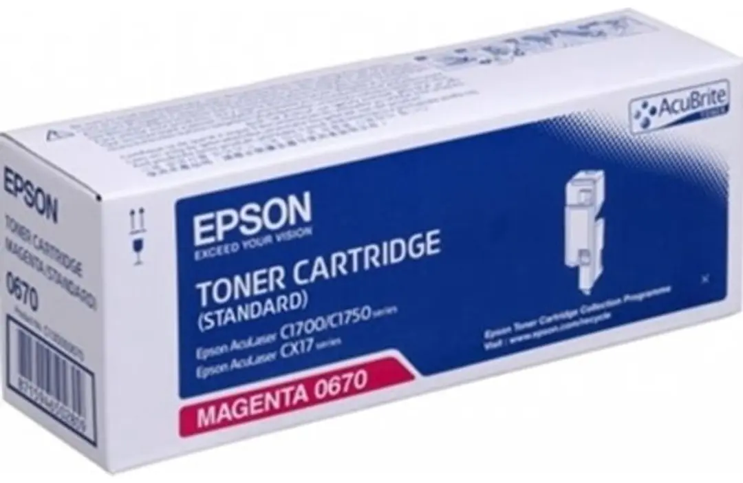 Epson C13S050670 Tonercartridge Magenta 700 pagina's - afbeelding 3 van 3