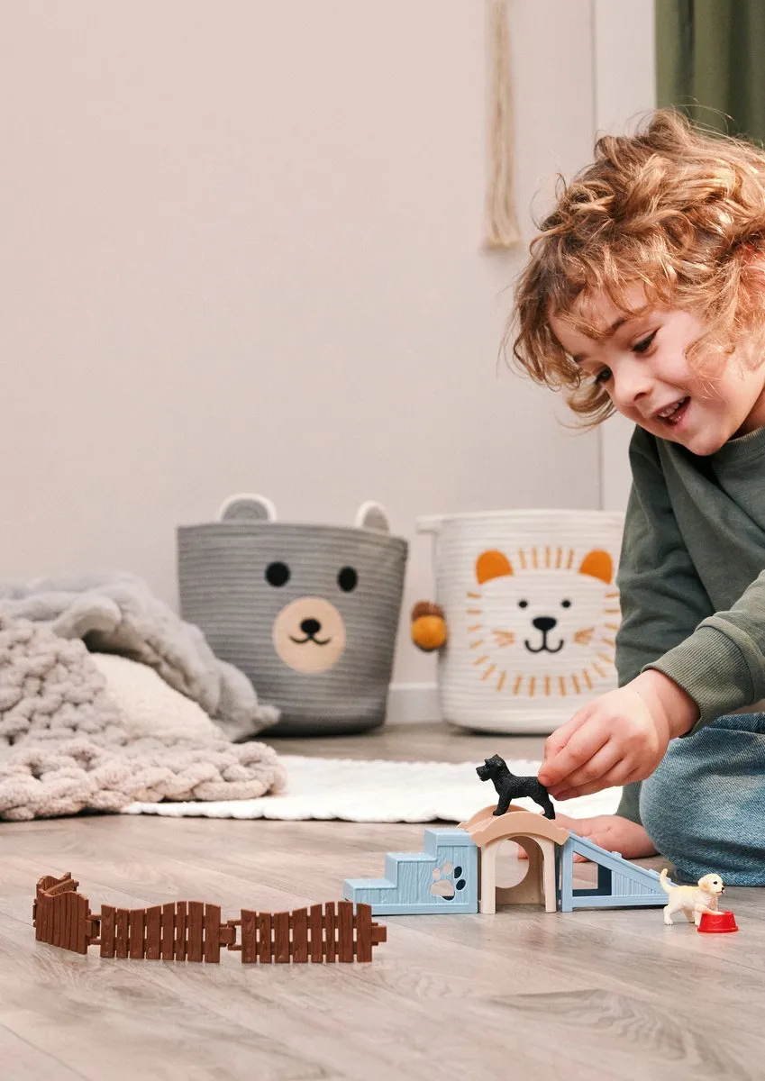 Schleich FARM WORLD Avonturenpret Kleine Puppy's 42763 - Meerkleurig