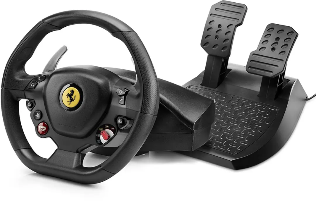 Thrustmaster T80 Ferrari 488 GTB Edition Racestuur & Pedalen