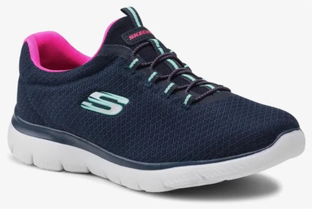 Skechers Summits 12980-NVHP Sneakers - Marineblauw - afbeelding 2 van 6