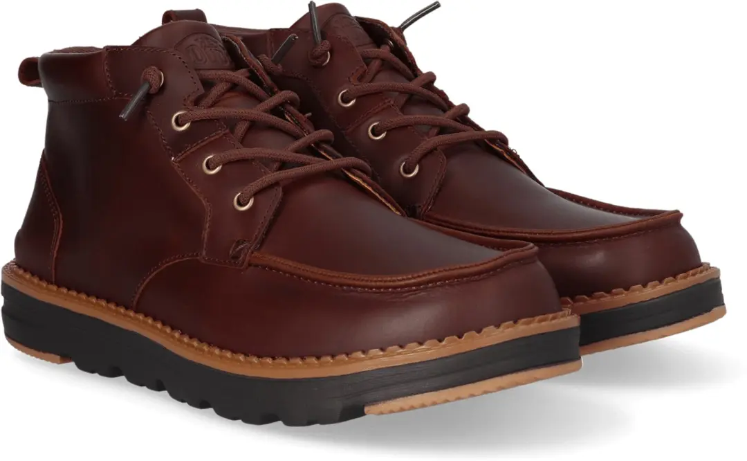 HEYDUDE Flint Leather Heren Boots - Bruin - afbeelding 6 van 6