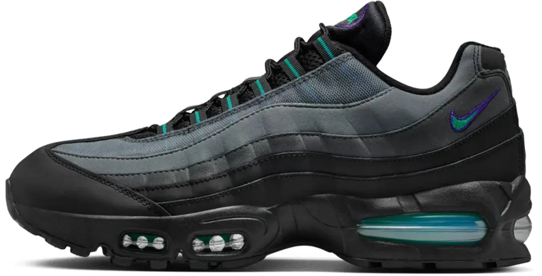 Nike Air Max 95 Big Bubble 'Black Grape' maat 42.