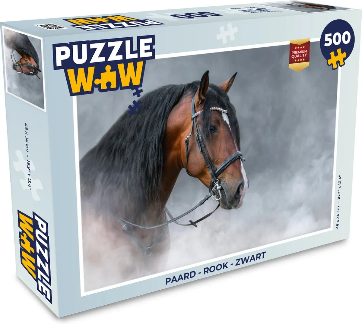 PuzzleWow Paard Legpuzzel 500 Stuks