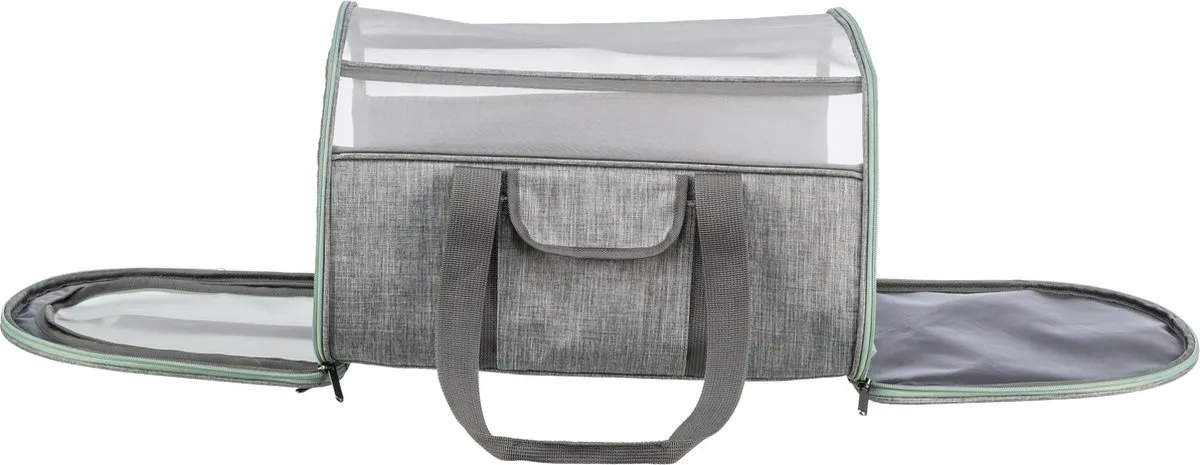 Trixie Hondentas Dillon - Grijs/Mintgroen - 54x32x33cm