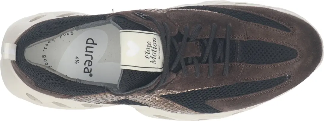 Durea 6309 Sneakers - Bruin - Maat 45 - afbeelding 4 van 6