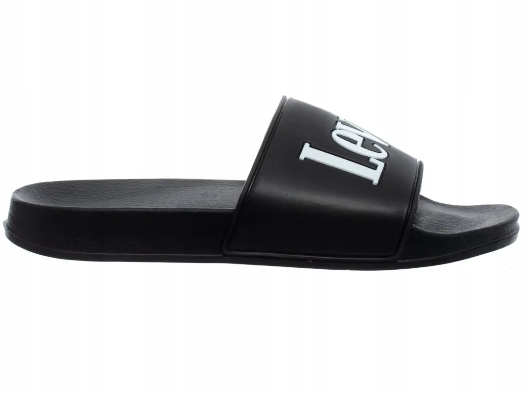 Levi's Pool S Slides - Zwart - afbeelding 3 van 4