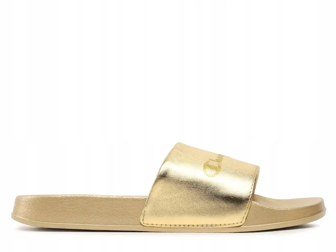 Champion Queens Slide Dames Slippers Goud Maat 40.5