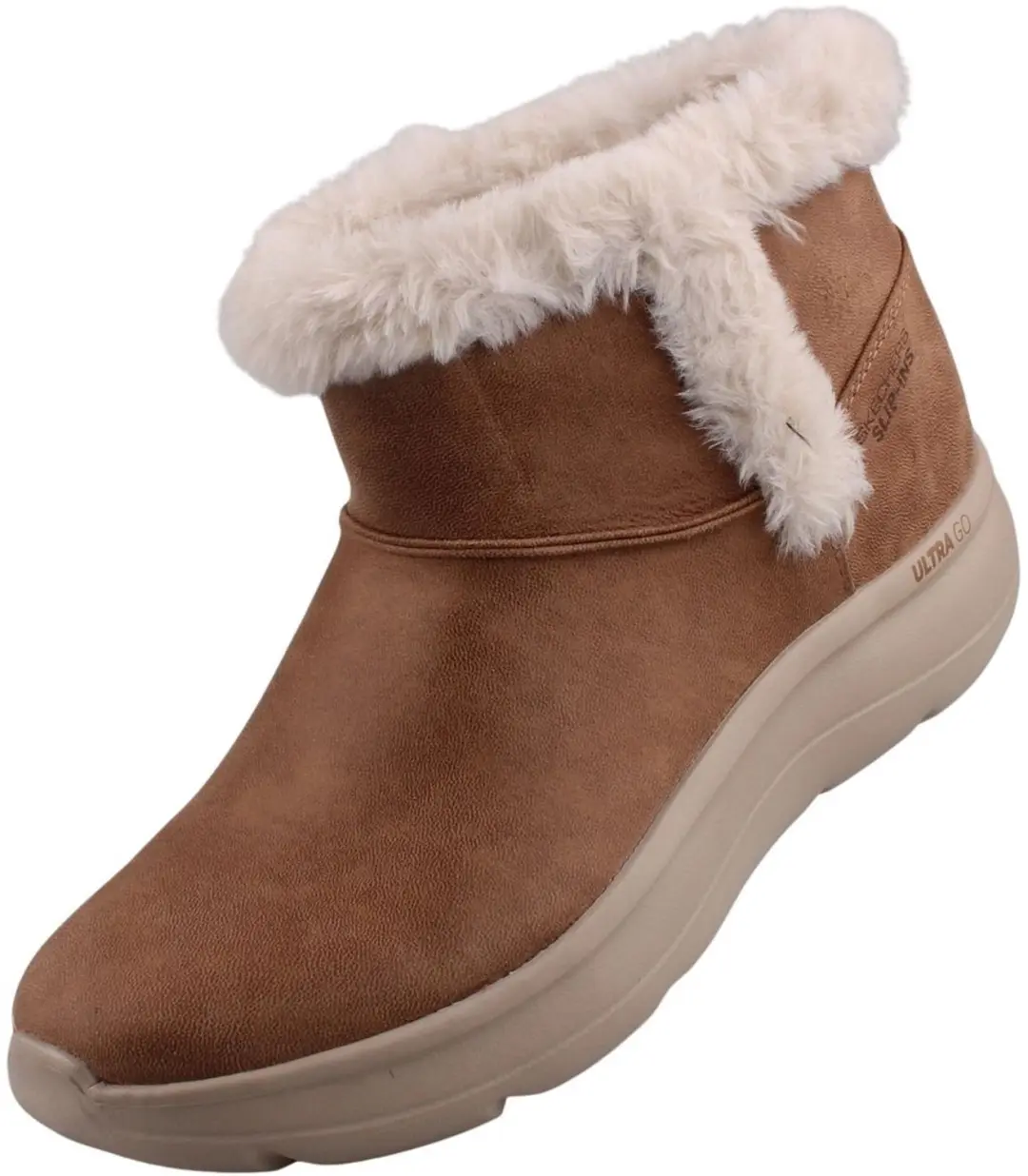 Skechers Slip-Ins On The Go Encore – Winter Joy damesenkellaarsjes lichtbruin 144797-CSNT - afbeelding 2 van 2