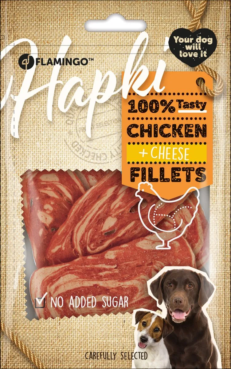 Flamingo Kip en Kaas Filets 85g
