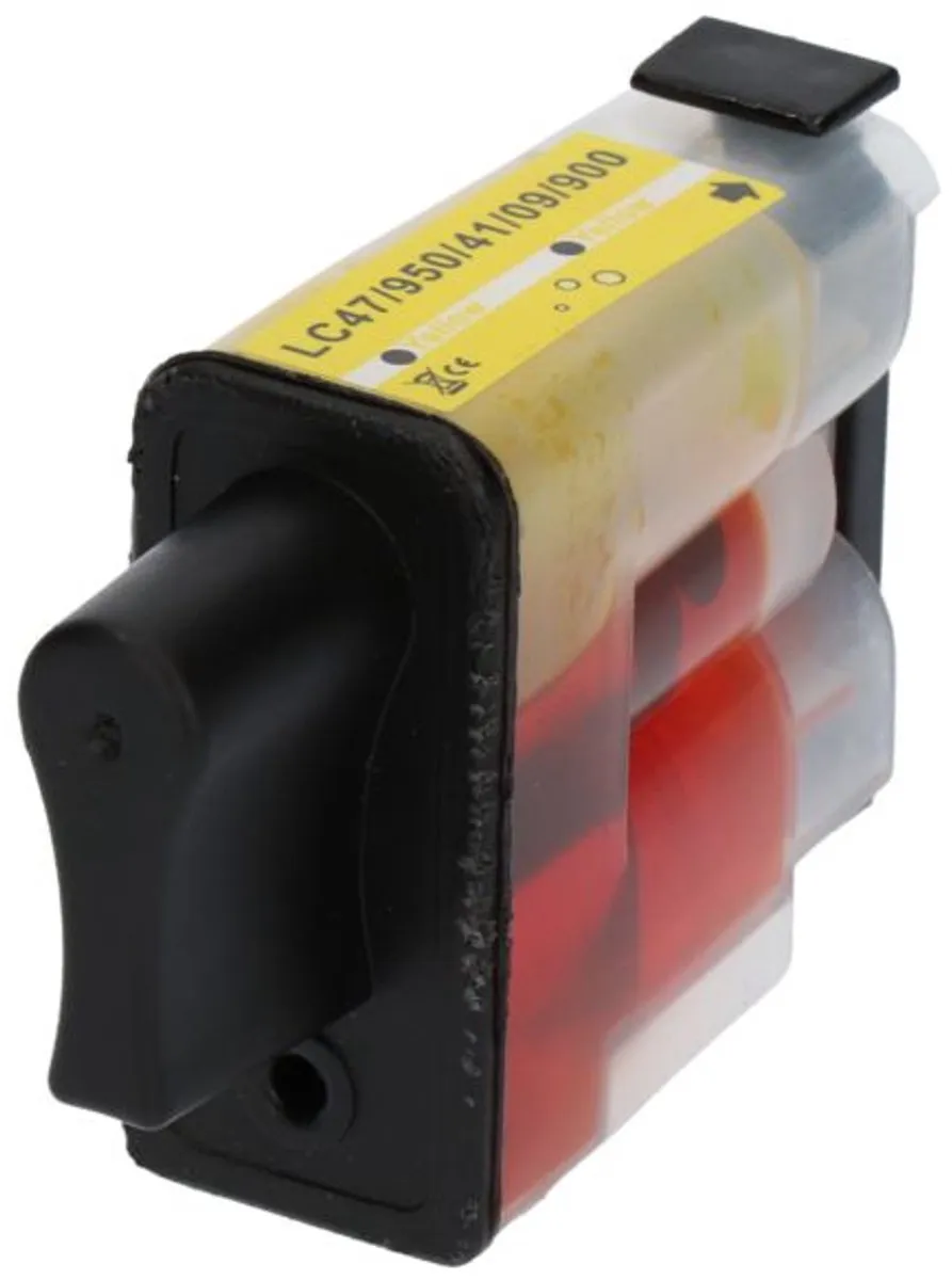 PrintAbout LC-900Y Inktcartridge Geel - 14ml - o.a. Brother