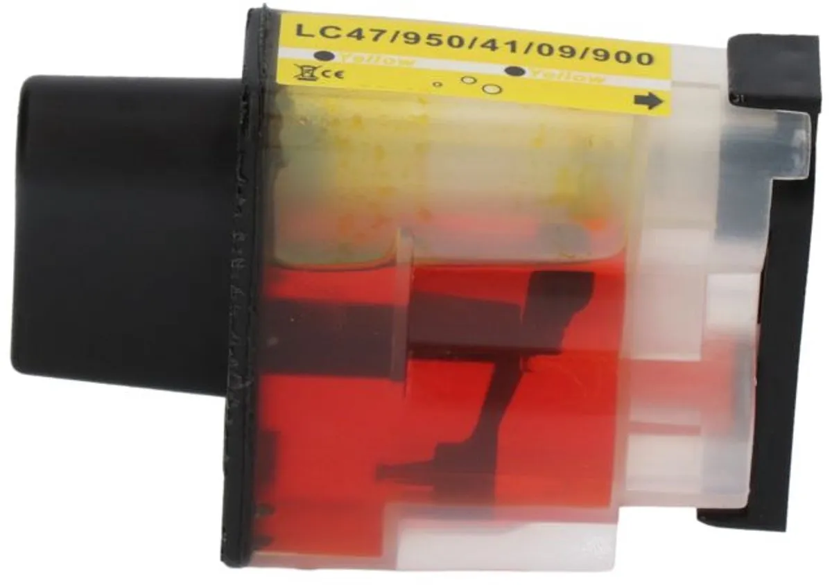 PrintAbout LC-900Y Inktcartridge Geel - 14ml - o.a. Brother