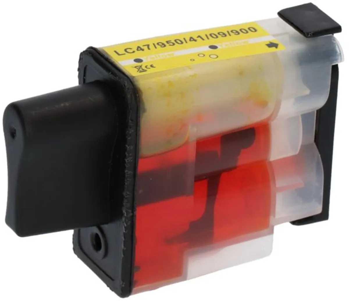 PrintAbout LC-900Y Inktcartridge Geel - 14ml - o.a. Brother