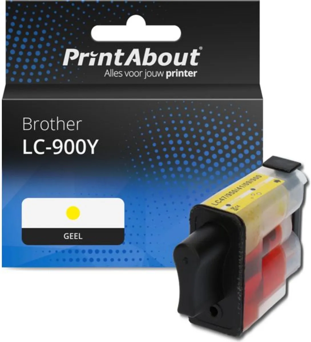 PrintAbout LC-900Y Inktcartridge Geel