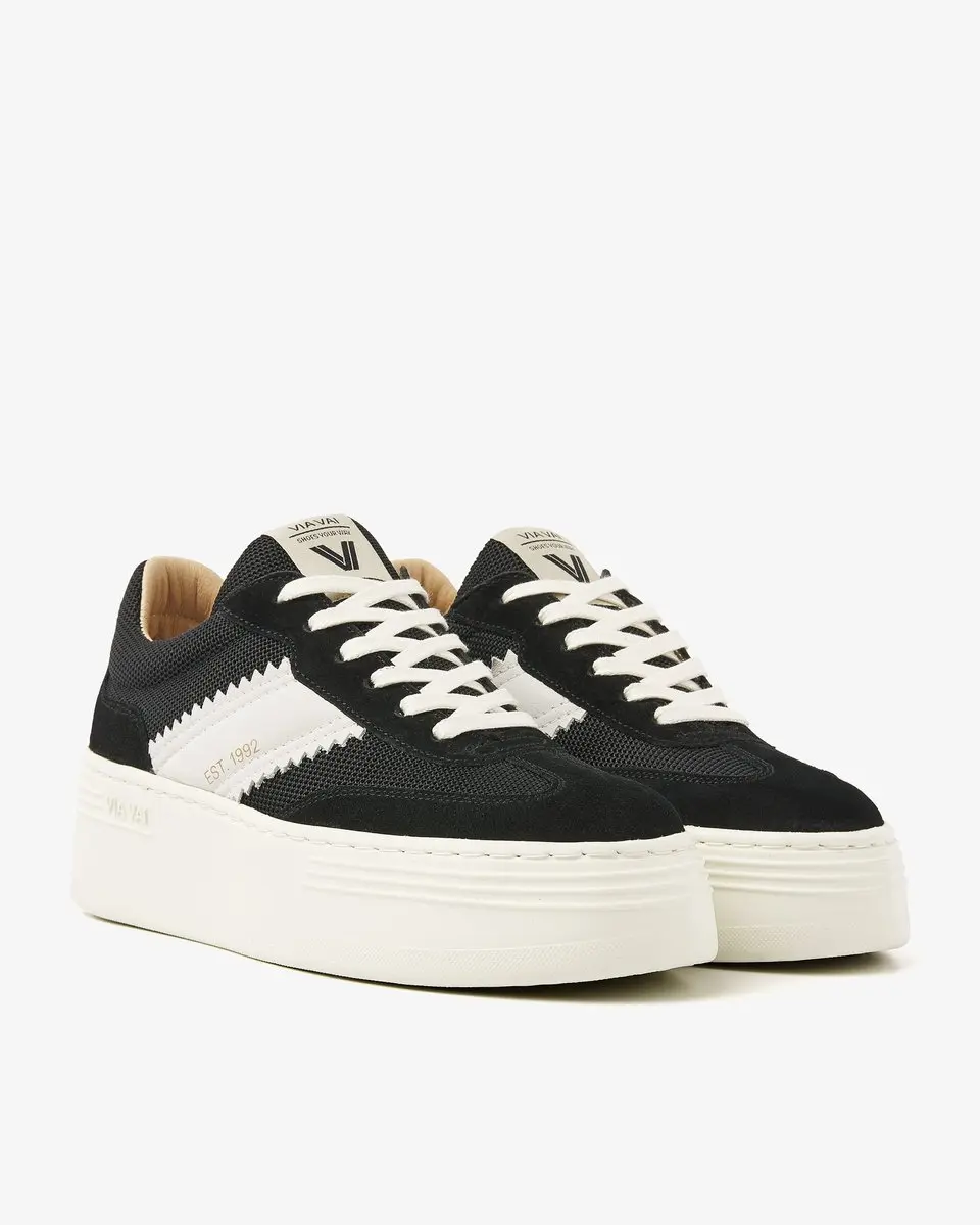 VIA VAI Isa Lou Sneakers 62342 - Zwart - afbeelding 2 van 6