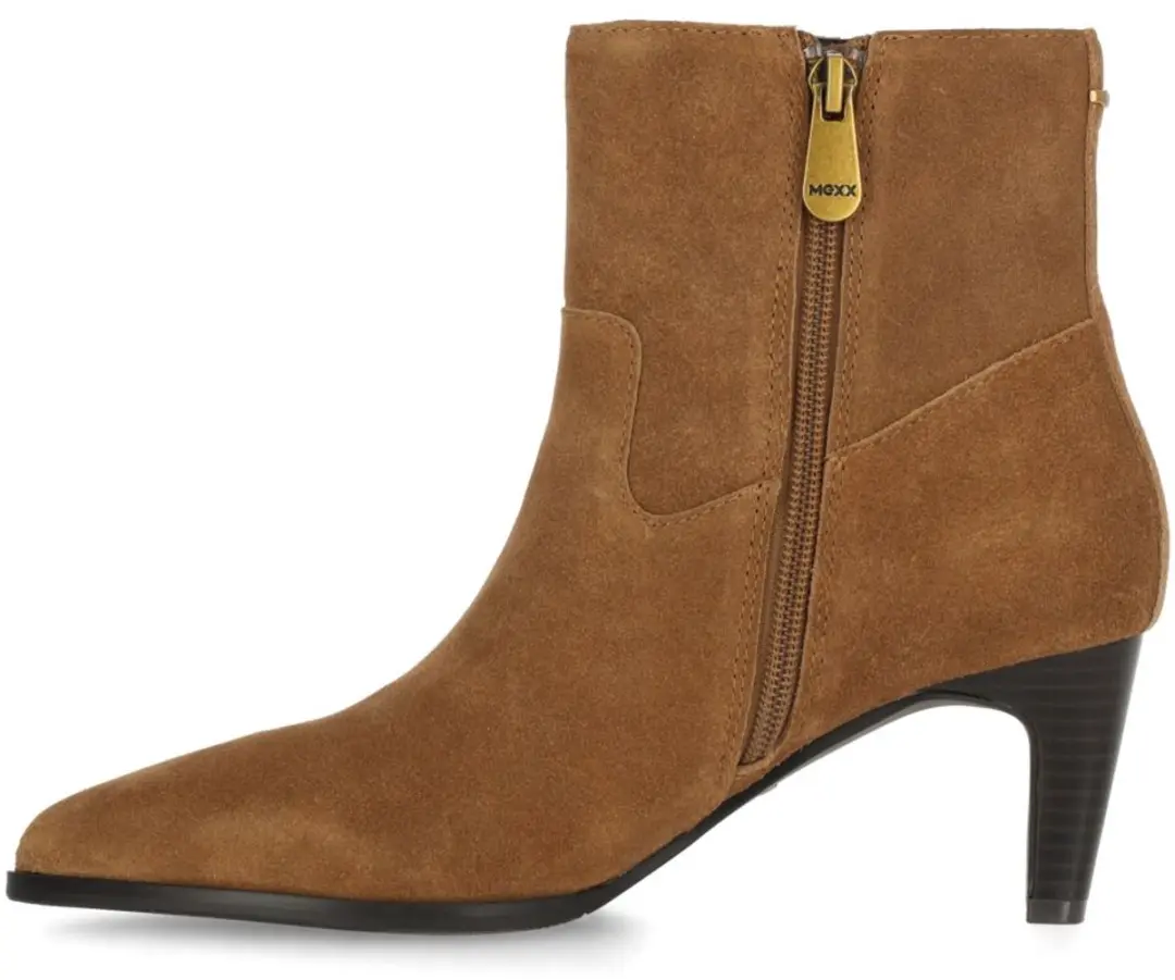 Mexx Vera Tate Enkellaars met Hak - Cognac - 40 - afbeelding 4 van 6