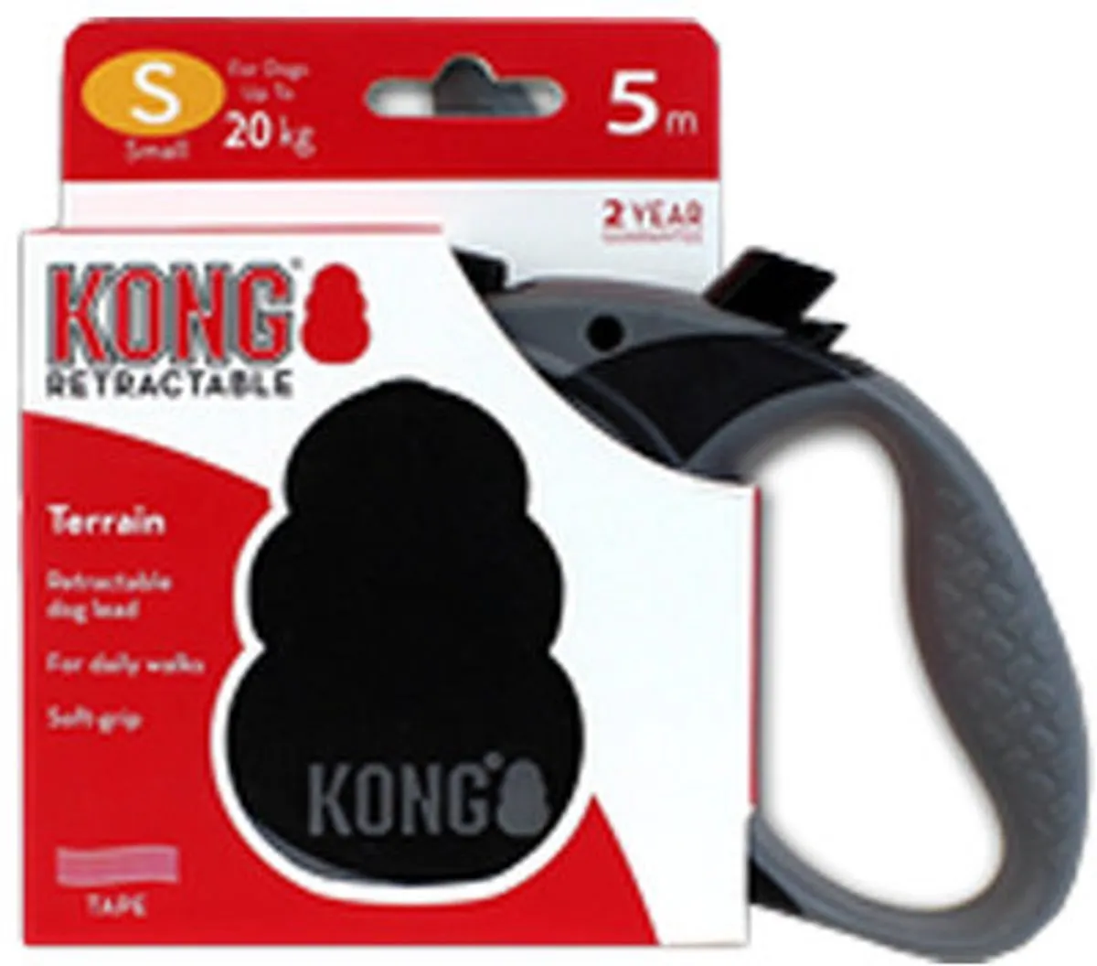 KONG Terrain Rollijn - 5m - Tot 50kg - Zwart