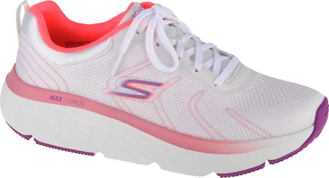 Skechers MAX CUSHIONING DELTA sneakers hardloopschoenen fitness dames wit 129120