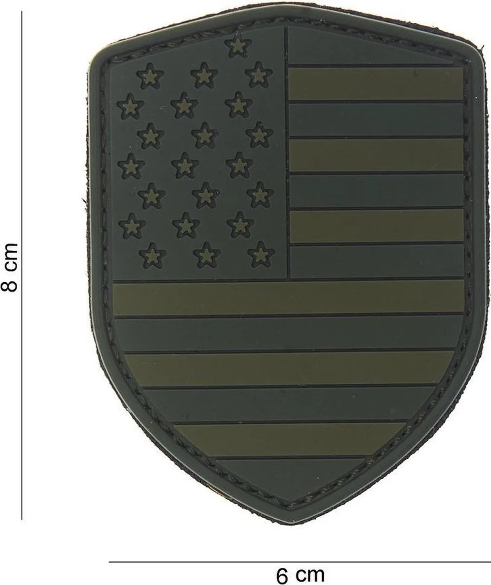 101 Inc Embleem 3D PVC Schild USA Groen