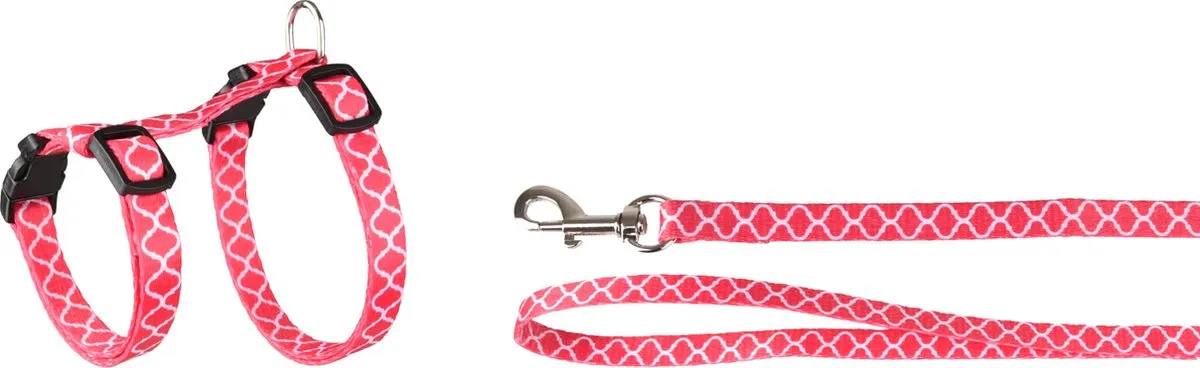 Flamingo Kittenharnas Amsi - 15-25cm 10mm - Meerdere kleuren