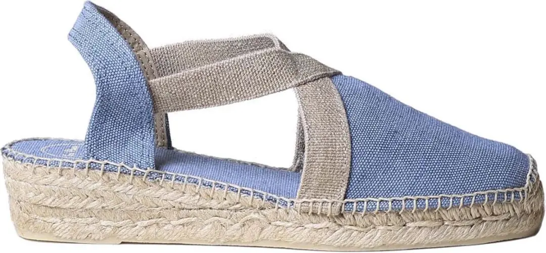 Toni Pons Verdi-V Blauw Dames Espadrilles
