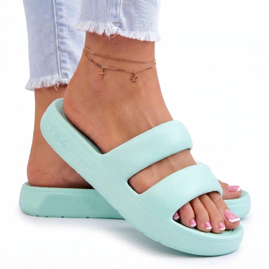 Fila Superbubble Dames Slippers Groen 38