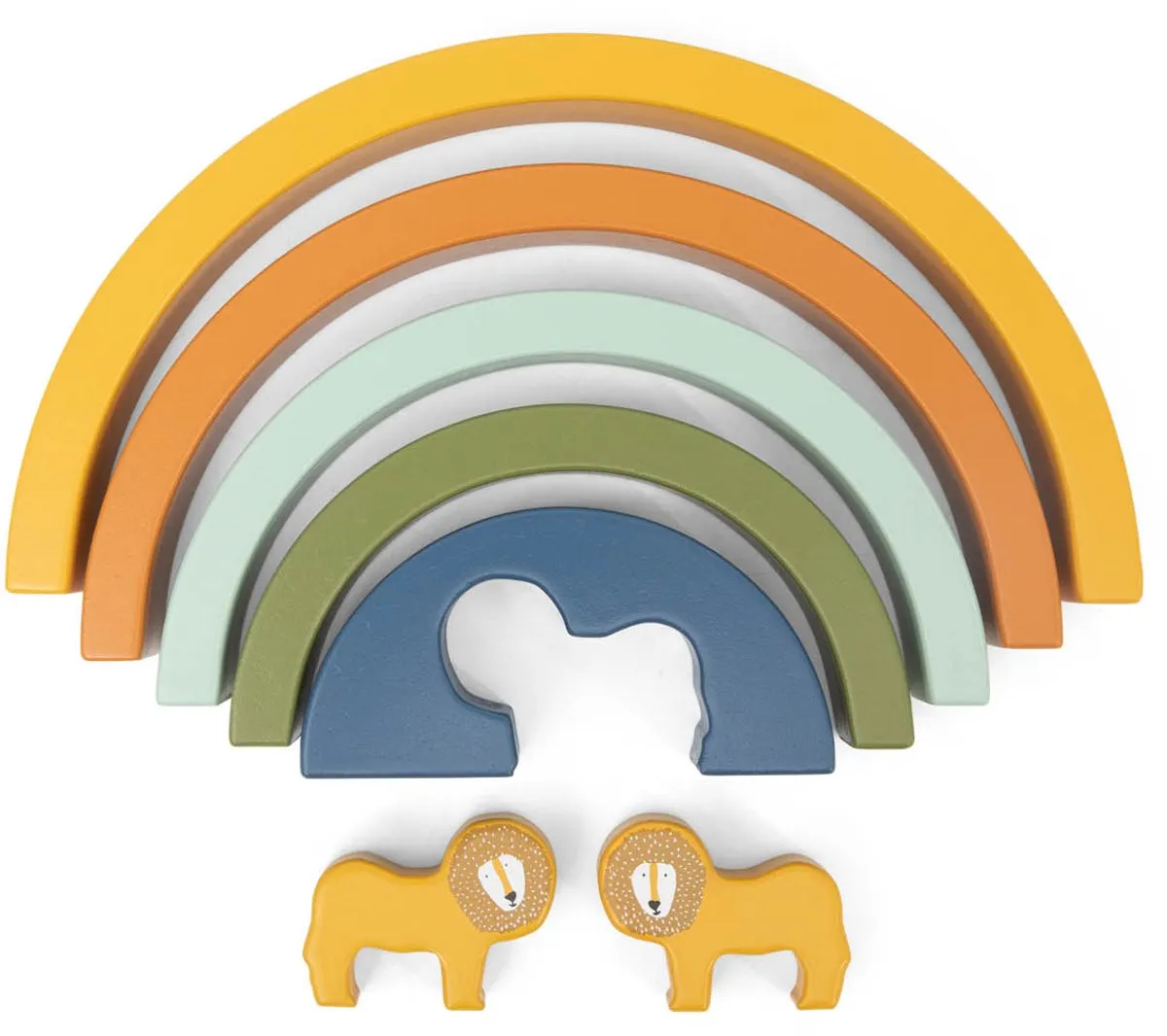 Trixie Houten Stapelregenboog Mr. Lion - 12m+ - FSC