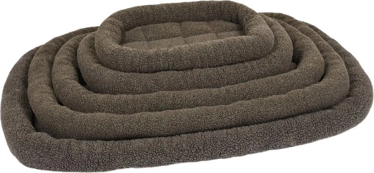Flamingo Sherpa Kussen Honden XXL - 116x69x8cm - Bruin