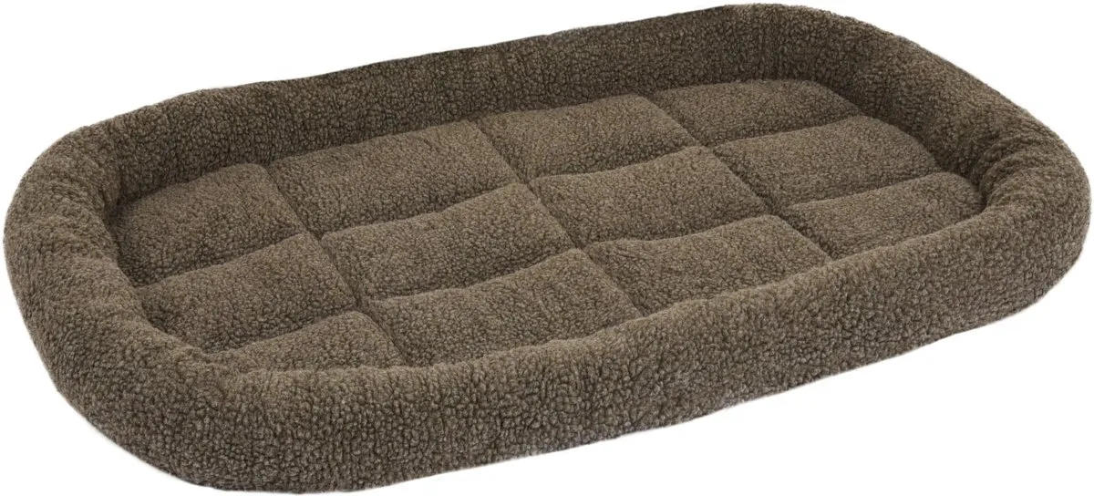 Flamingo Sherpa Kussen Honden XXL - 116x69x8cm - Bruin